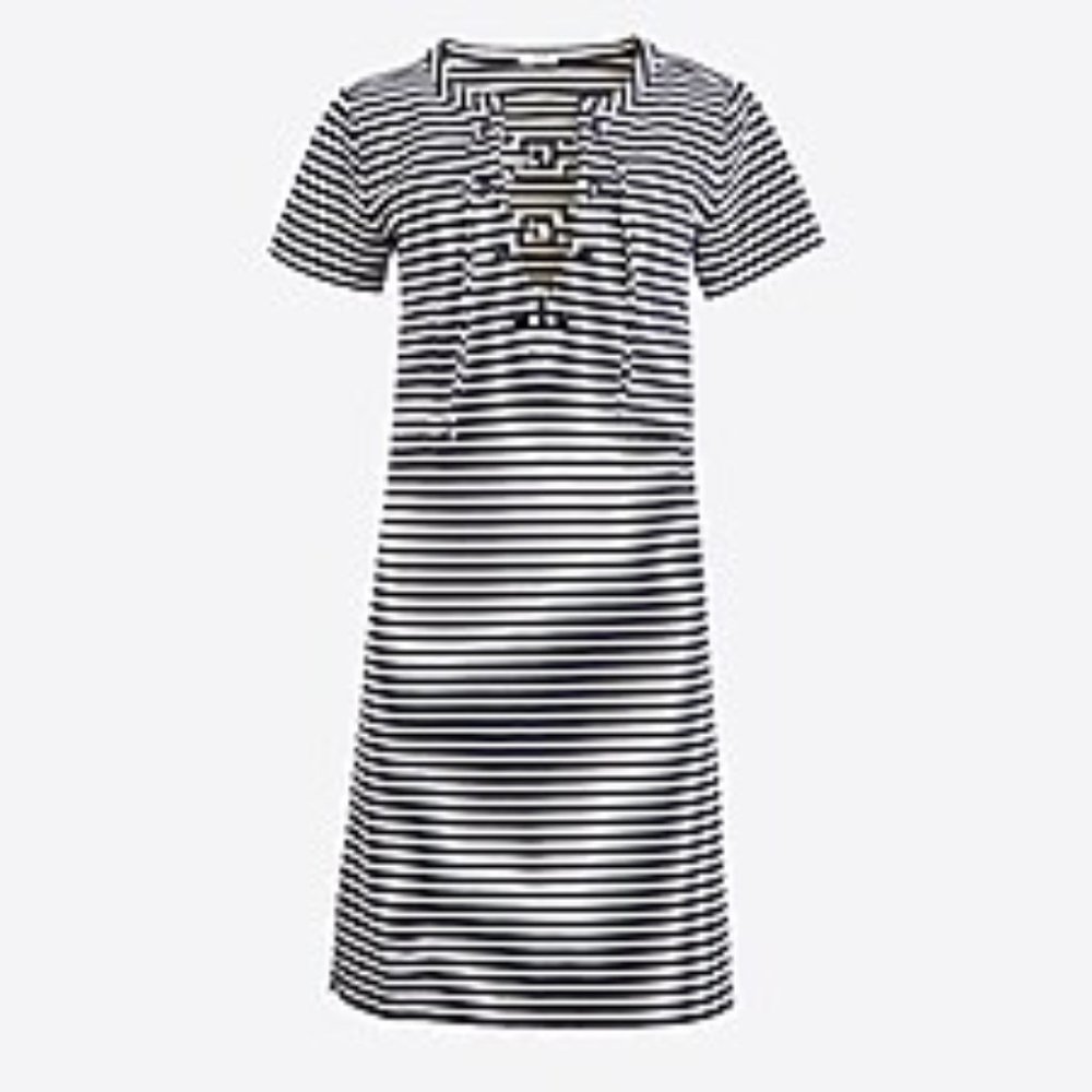 J. Crew | Size S. Nautical Striped Dress